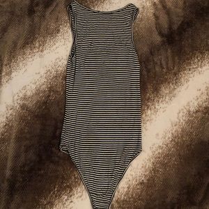 Striped bodysuit